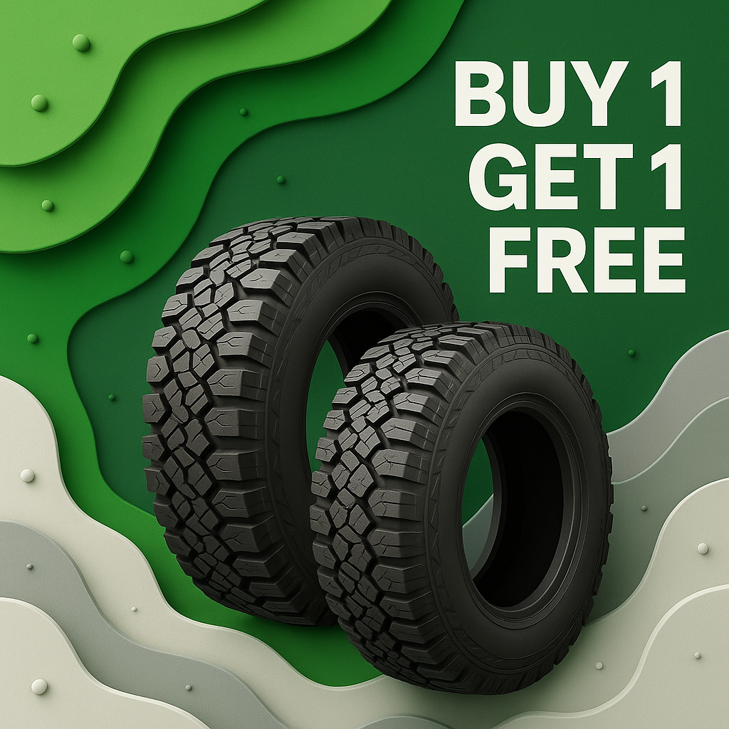 Buy 1 Get 1 Free – Limited Tire Offer 🚗🔥